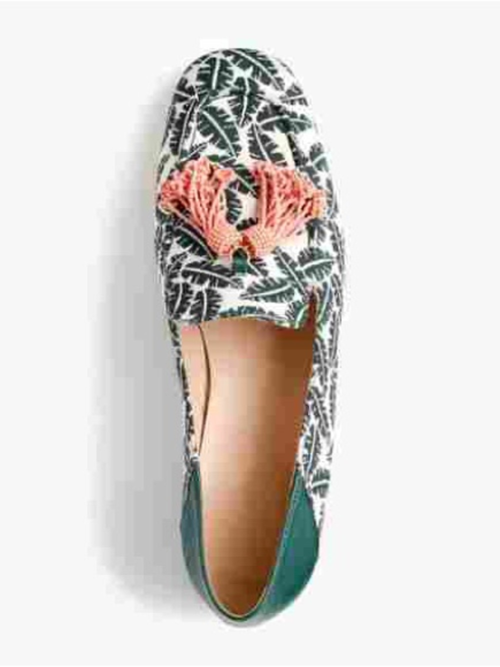 J. Crew Collection Palm Print Tassel Loafers. Size 9. New. - Picture 4 of 4